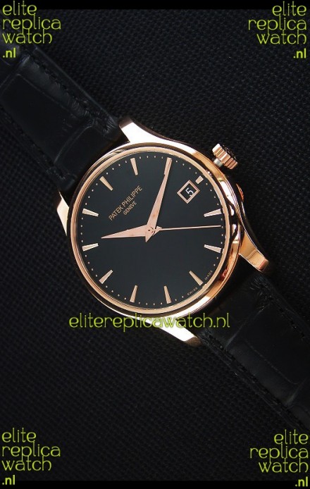Patek Philippe #Ref 5227 Yellow Gold Watch in Black Dial 1:1 Swiss Replica Watch 