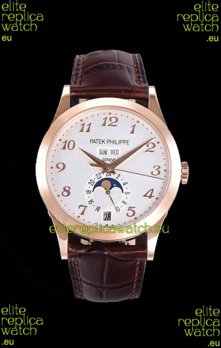 Patek Philippe Annual Calendar 5396R-012 Complications Swiss Replica Watch in White Dial