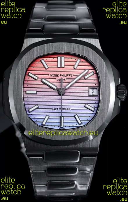 Patek Philippe Nautilus 5711 AET Remould Black Ceramic Edition Gradient Dial Swiss Replica Watch