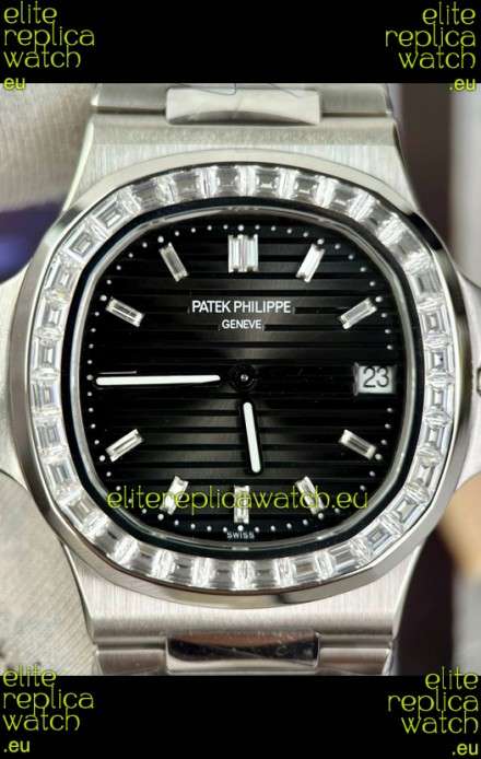 Patek Philippe Nautilus 5711/1A-014 1:1 Mirror Swiss Replica Watch in Brown Dial
