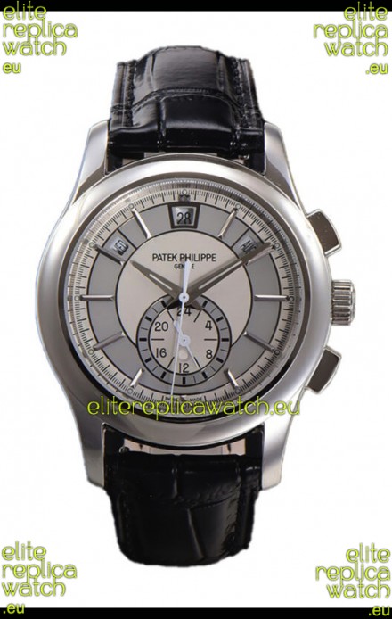 Patek Philippe 5205 Complications Moonphase White Dial 1:1 Mirror Swiss Replica Watch