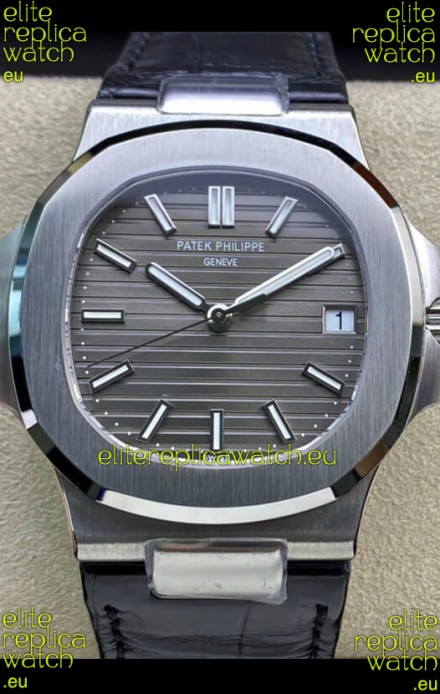 Patek Philippe Nautilus 5711G-001 904L Steel 2023 Updated Mirror Replica Watch - Grey Dial