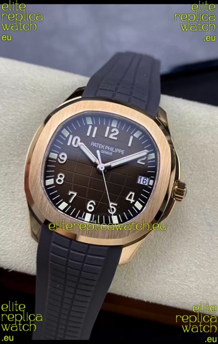Patek Philippe Aquanaut 5167-001 Swiss Replica 904L Rose Gold - 1:1 Mirror Edition