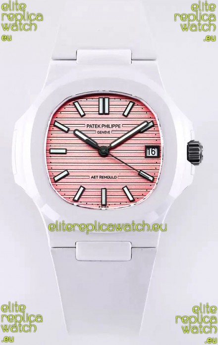 Patek Philippe Nautilus 5711 AET Remould Spiaggia Rosa Edition Swiss Replica Watch 
