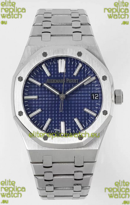 Audemars Piguet Royal Oak 15510 41MM 50th Anniversary Blue Dial 904L Steel 1:1 Mirror Replica