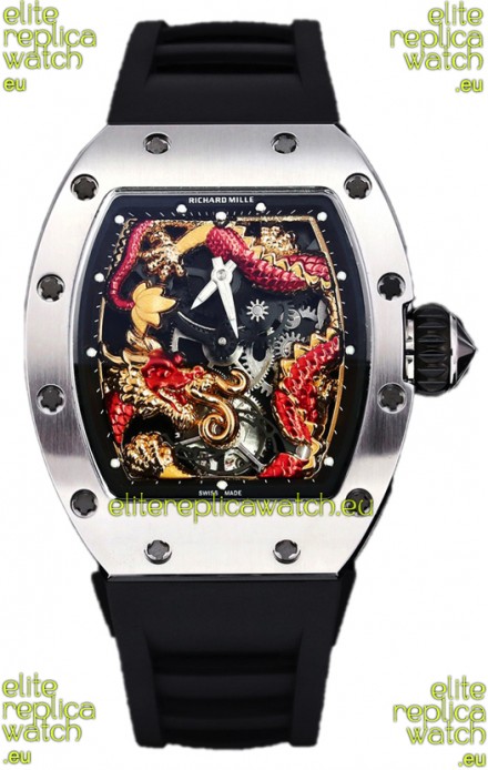 Richard Mille RM057 Dragon Dial Stainless Steel Watch in Swiss Automatic Movement