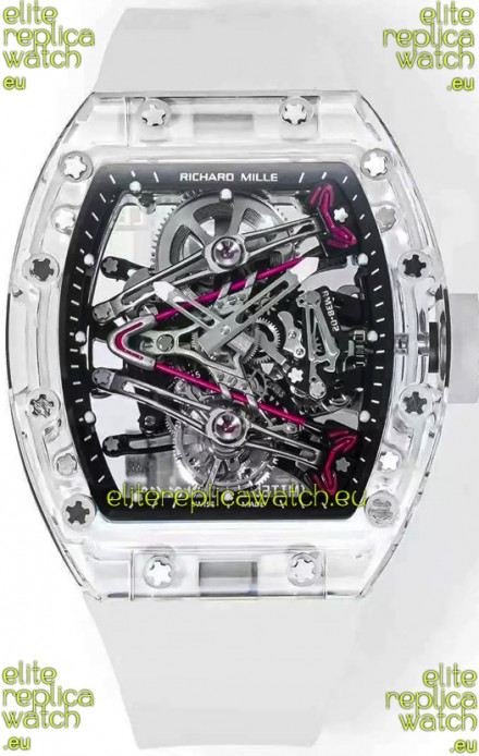 Richard Mille RM38-02 Sapphires Bubba Watson Genuine Tourbillon Movement 1:1 Mirror Replica