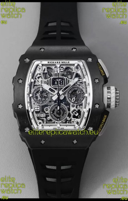 Richard Mille RM11-03 Titanium/Black Ceramic 1:1 Mirror Quality Swiss Replica Watch