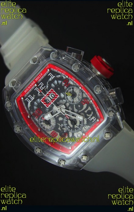 Richard Mille RM056-1 Tourbillon Felipe Massa Chronograh Red Bezel Watch
