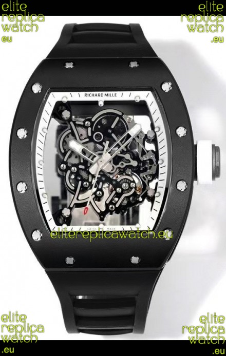 Richard Mille Super Clone RM055 Ceramic Casing with Genuine Tourbillon Watch 