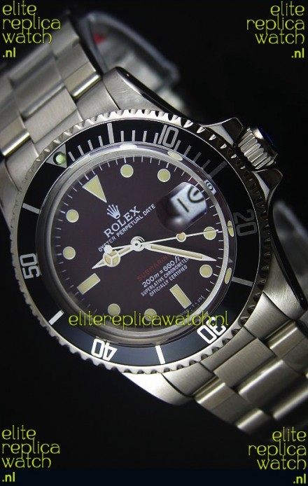 Rolex Submariner 1680 Vintage Edition Coffee Dial Swiss Watch 1:1 Mirror Replica Edition