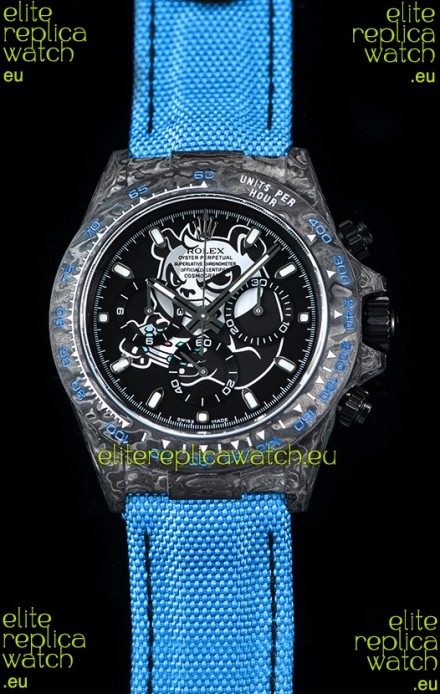 Rolex Daytona CHRONUSART Forged Cabon Casing 1:1 Mirror Replica Multicolored Dial
