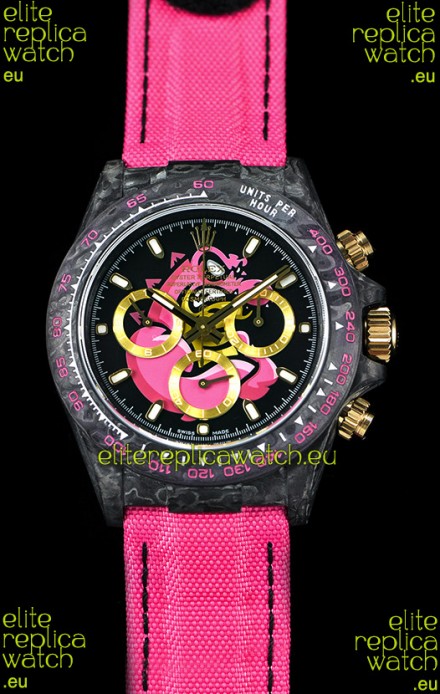 Rolex Daytona CHRONUSART Forged Cabon Casing 1:1 Mirror Replica Multicolored Dial