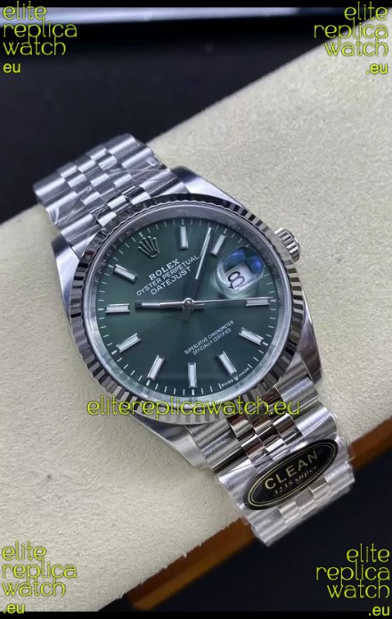 Rolex Datejust Cal.3235 Movement 1:1 Mirror Replica 904L Steel 36MM - Green Dial