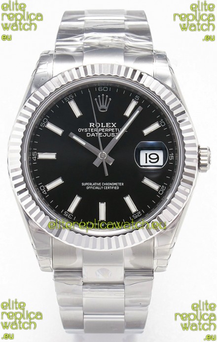 Rolex Datejust 126334 41MM ETA3235 72 Hours Power Black Dial Oyster 1:1 Mirror Replica