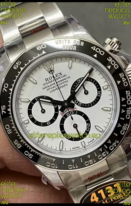 Rolex Cosmograph Daytona M126500LN White Dial Cal.4131 Movement - 904L Steel Watch