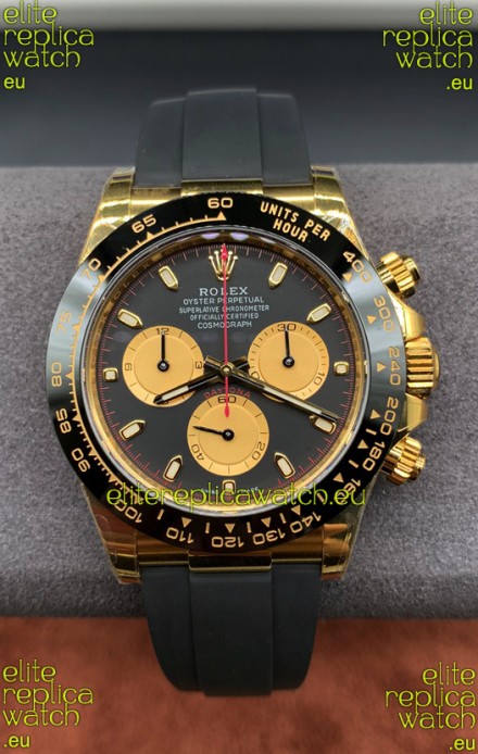 Rolex Daytona Super Clone M126518 Yellow Gold Grey Dial Original Cal.4131 Movement