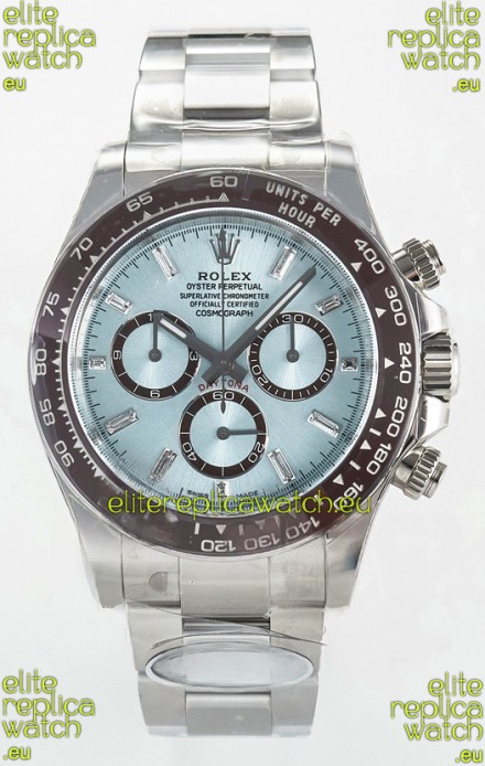 Rolex Daytona Super Clone M126506 ICE Blue Crystal Numerals Dial Original Cal.4131 Movement