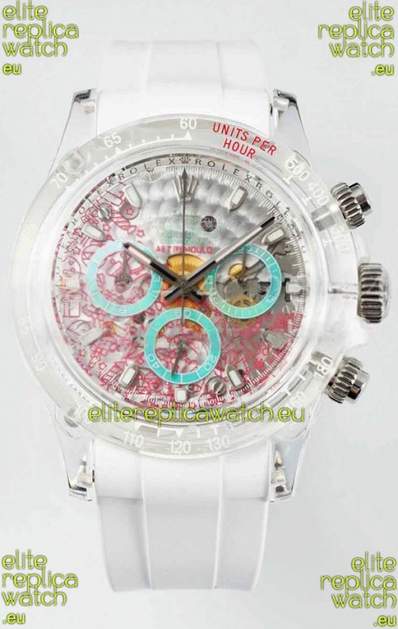 Rolex Daytona AET Remould XMAS Sapphires Casing 1:1 Swiss Replica Watch 