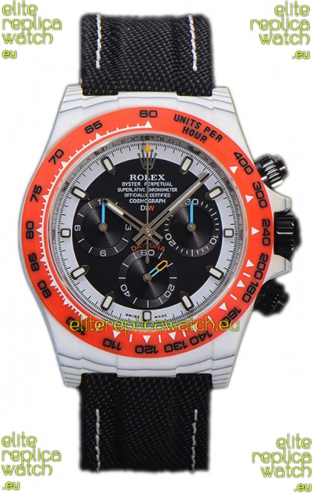 Rolex Cosmograph Daytona DiW OCELLARIS Edition White Carbon Fiber Watch - Cal.4130 Movement