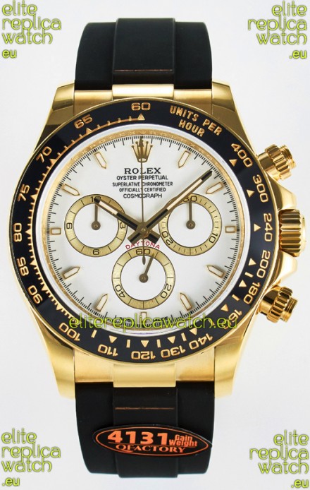 Rolex Cosmograph Daytona M126518 Yellow Gold White Dial Original Cal.4131 Movement