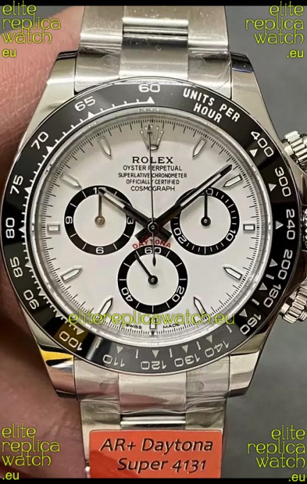 Rolex Cosmograph Daytona M126500LN White Dial Original Cal.4131 Movement - 904L Steel Watch