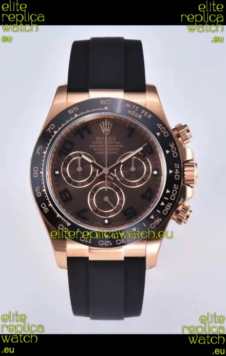 Rolex Cosmograph Daytona M116515 Rose Gold Original Cal.4130 Movement - 904L Steel Watch