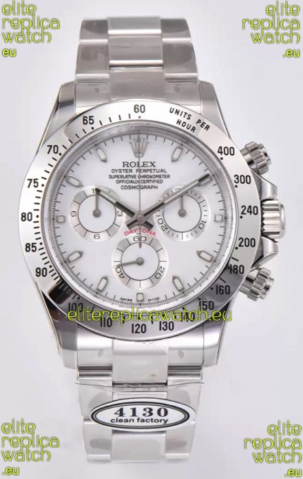 Rolex Cosmograph Daytona M116520-78590 Original Cal.4130 Movement - 904L Steel Watch