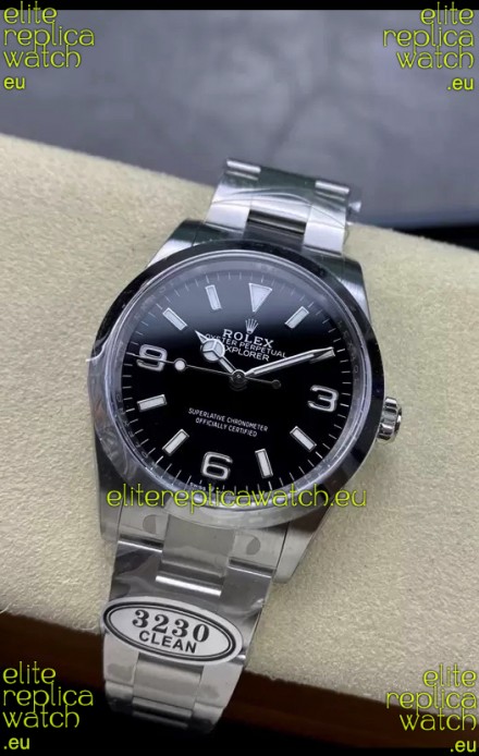 Rolex Explorer I M124270 Black Dial 36MM - 904L Steel in ETA 3230 Movement 