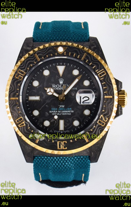 Rolex GMT Masters II Super Clone DiW Edition Swiss Replica Lightweight Carbon Casing Watch 