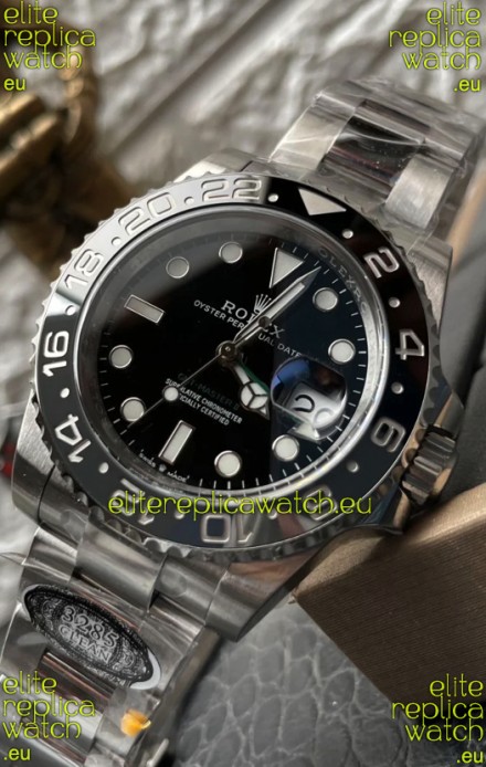 Rolex GMT Masters II 126710GRNR "Bruce Wayne" 904L Steel Oyster Strap Swiss Replica Watch 