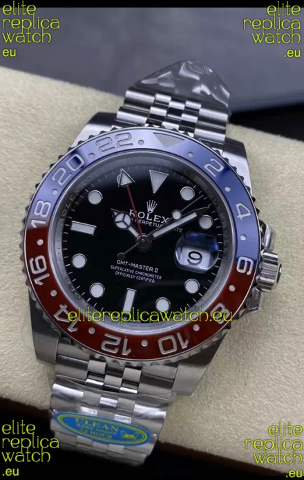 Rolex GMT Masters II m126710BLRO PEPSI Cal.3285 Movement Swiss Replica - Ultimate 904L Steel Watch