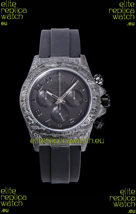 Rolex Daytona DiW Edition "All Black" Forged Cabon Casing 1:1 Mirror Replica