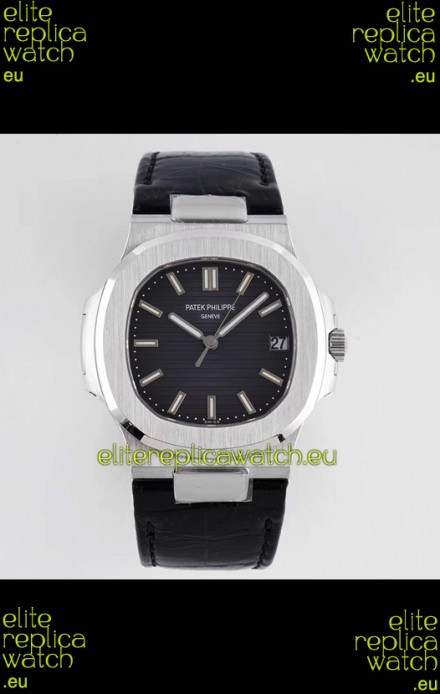 Patek Philippe Nautilus 5711/1A-011 1:1 Mirror Swiss Replica Watch in Blue Dial 904L Steel 