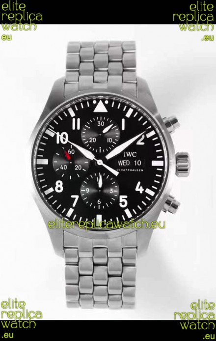 IWC Pilot Chronograph Le Petit Prince Edition Black Dial 1:1 Mirror Replica Watch
