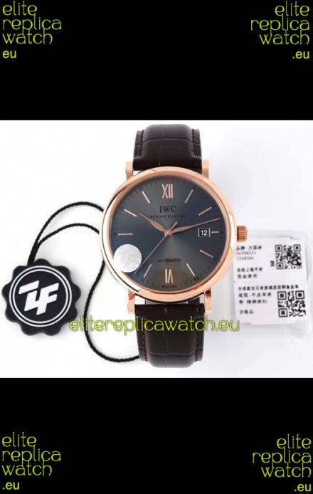 IWC Portofino Automatic 1:1 Mirror Quality Rose Gold Casing Swiss Replica Watch