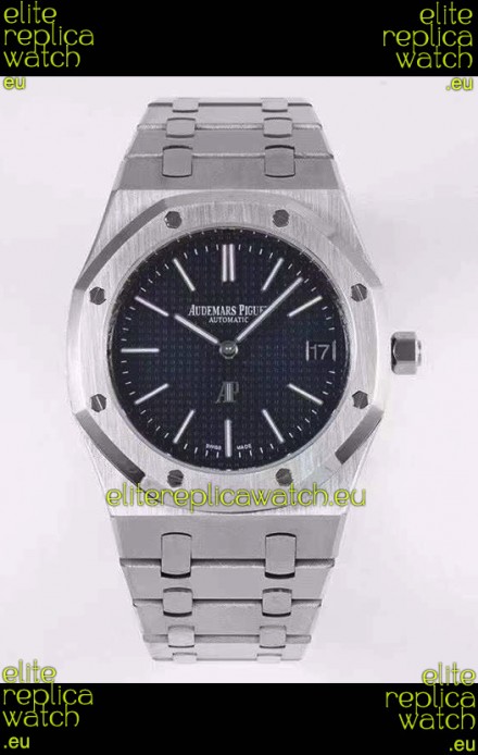 Audemars Piguet Royal Jumbo Oak Extra Thin Swiss Replica - 1:1 Mirror Replica Watch 904L Steel Blue Dial