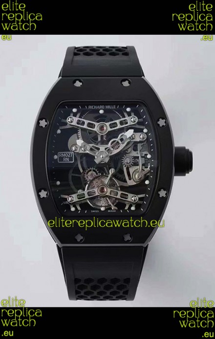 Richard Mille RM027 with Genuine Swiss Tourbillon Movement 1:1 Mirror Replica Watch