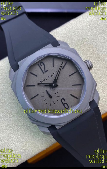 Bvlgari Octo Finissmo Edition 1:1 Mirror Replica Sandblasted Ceramic Casing