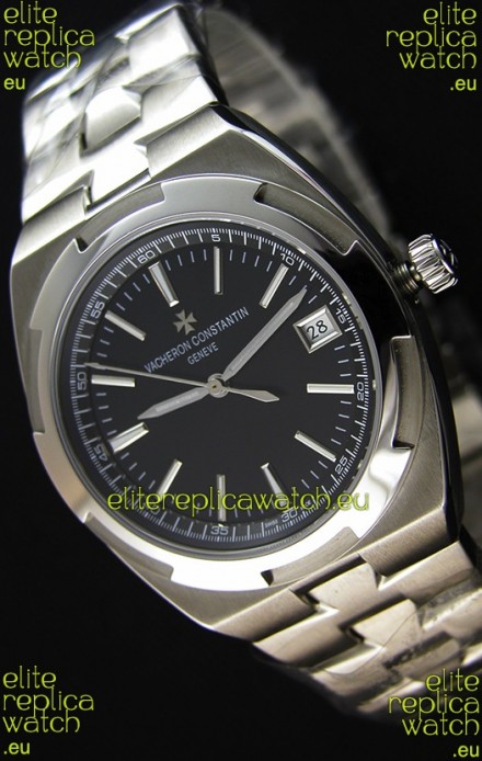 Vacheron Constantin Overseas Black Dial Swiss Replica 1:1 Mirror Watch 