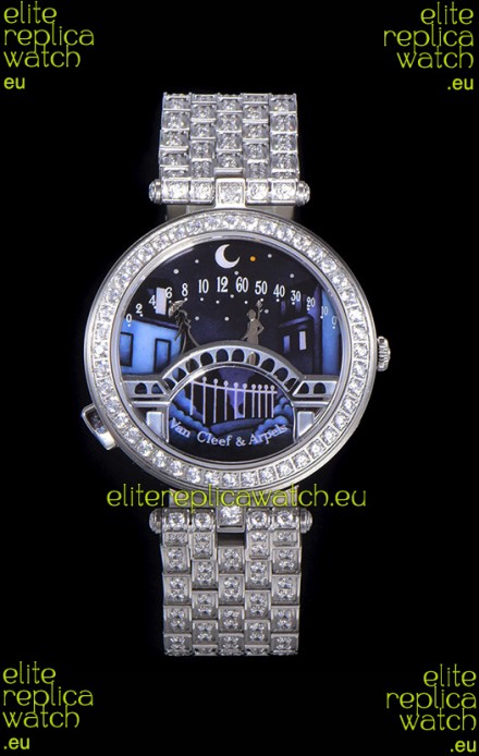 Van Cleef & Arpels Lady Arpels Pont des Amoureux Watch in Swiss Automatic Movement