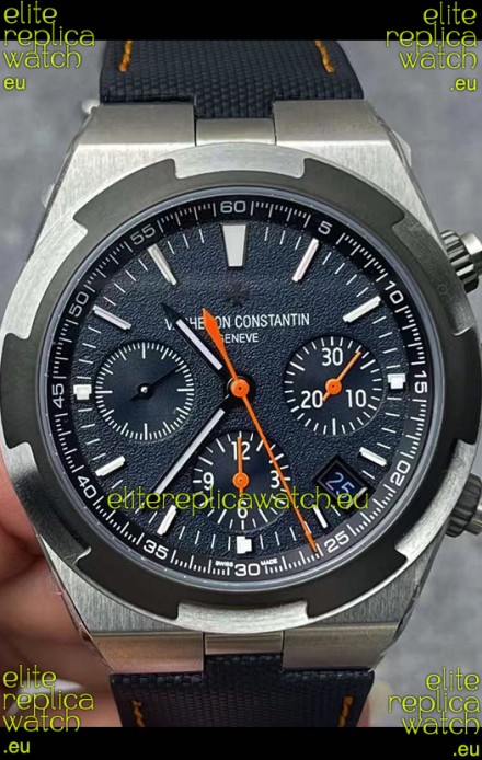 Vacheron Constantin Overseas Chronograph Swiss Replica Watch in Titanium Casing