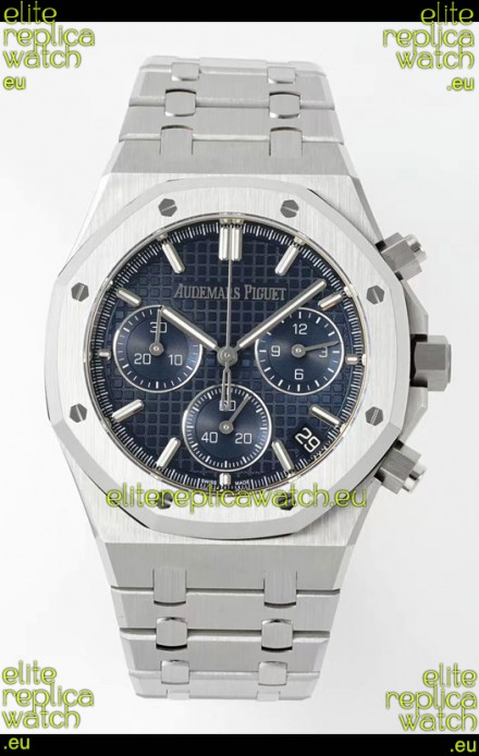 Audemars Piguet Super Clone Royal Oak Chronograph 26240 - 904L Steel in Blue Dial 41MM