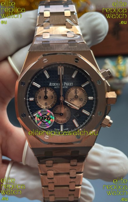 Audemars Piguet Super Clone Royal Oak Chronograph 26331OR Blue Dial Watch 