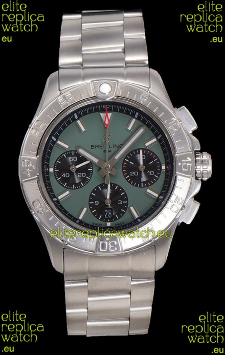 Breitling Super Clone Avenger B01 Chronograph Green Dial Watch 