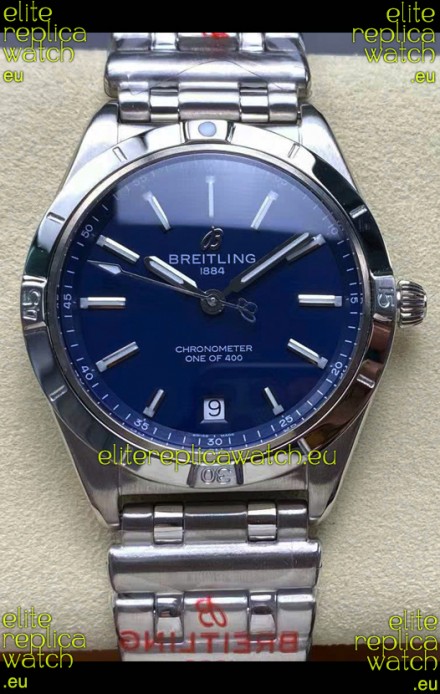 Breitling Chronomat Automatic GMT 40 Blue Dial 1:1 Mirror Swiss Replica Watch