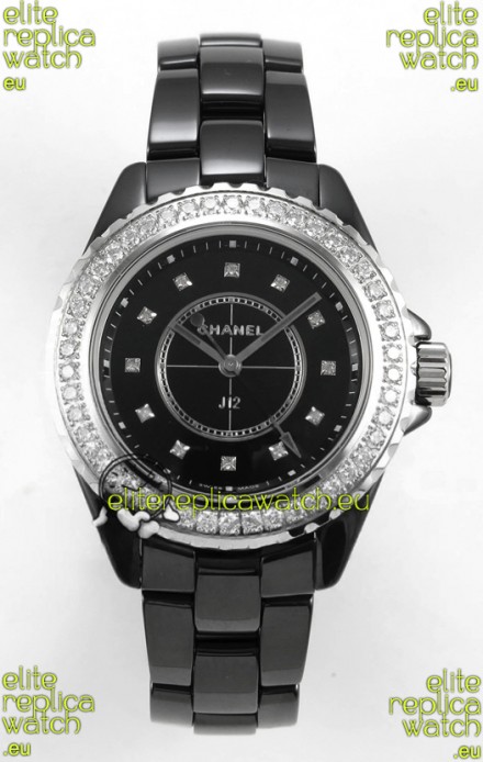 Chanel J12 38MM Black Ceramic Case Watch Automatic 1:1 Mirror Replica Watch