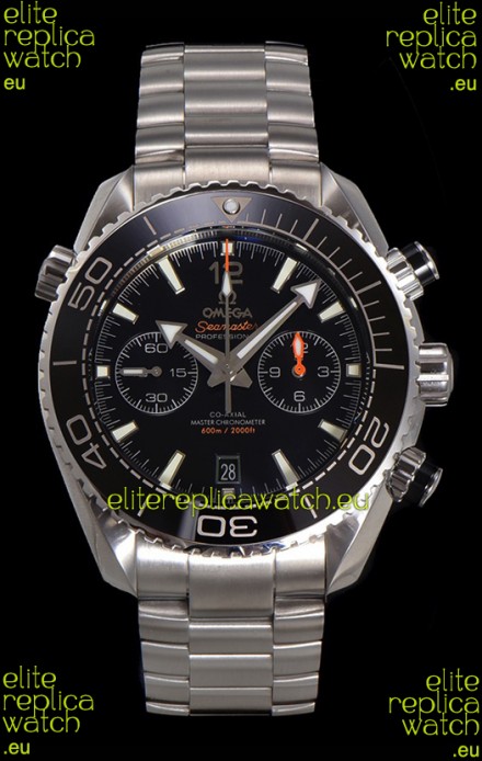 Omega Super Clone Planet Ocean 600M Chronograph 904L Steel Replica Watch 