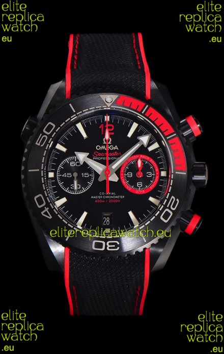 Omega Super Clone Planet Ocean 600M Chronograph Black Ceramic Replica Watch