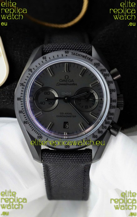 Omega Speedmaster Dark Side of the Moon Black Strap - 1:1 Super clone Replica Watch